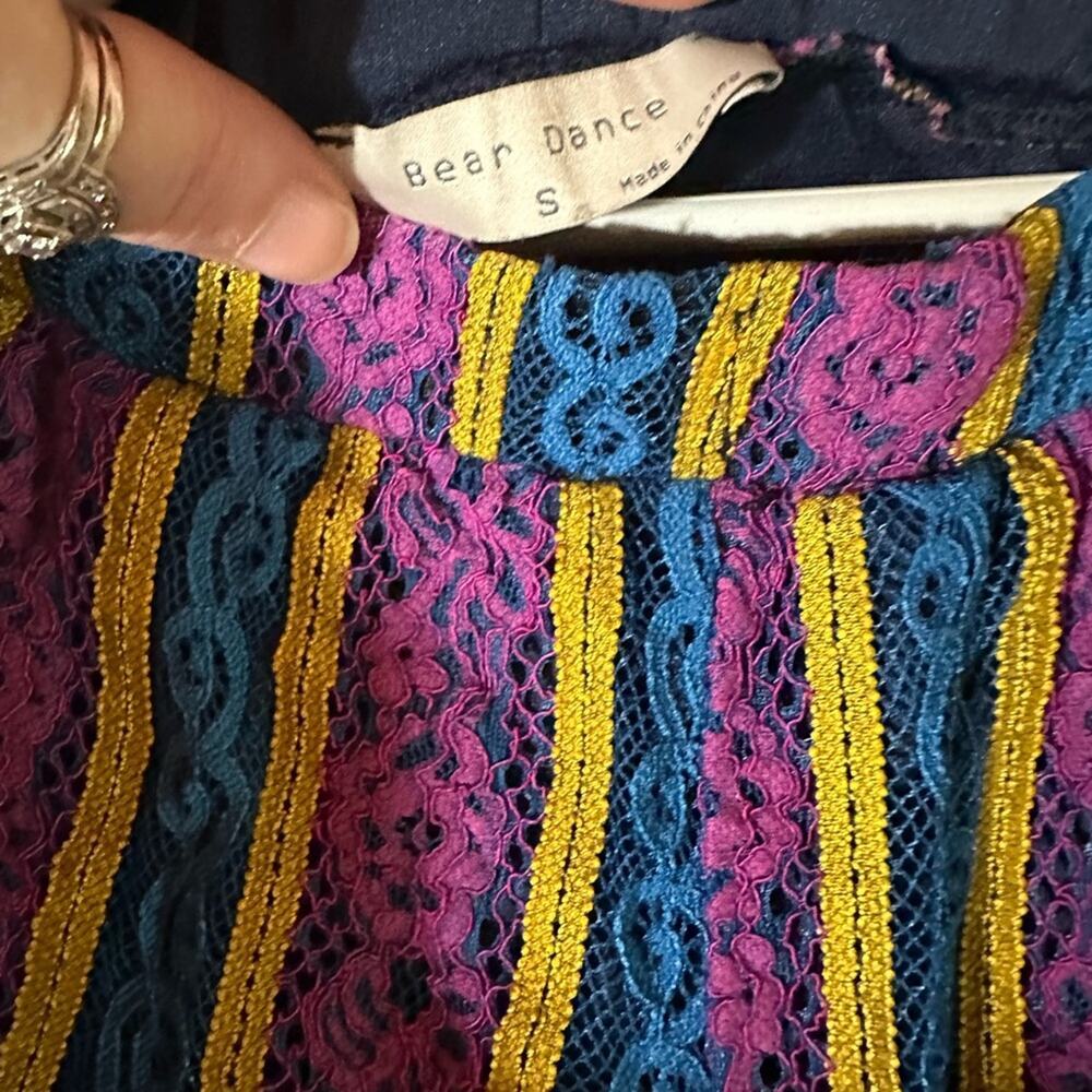 Bear Dance mesh/lace boho hippy leggings - Picture 2 of 3